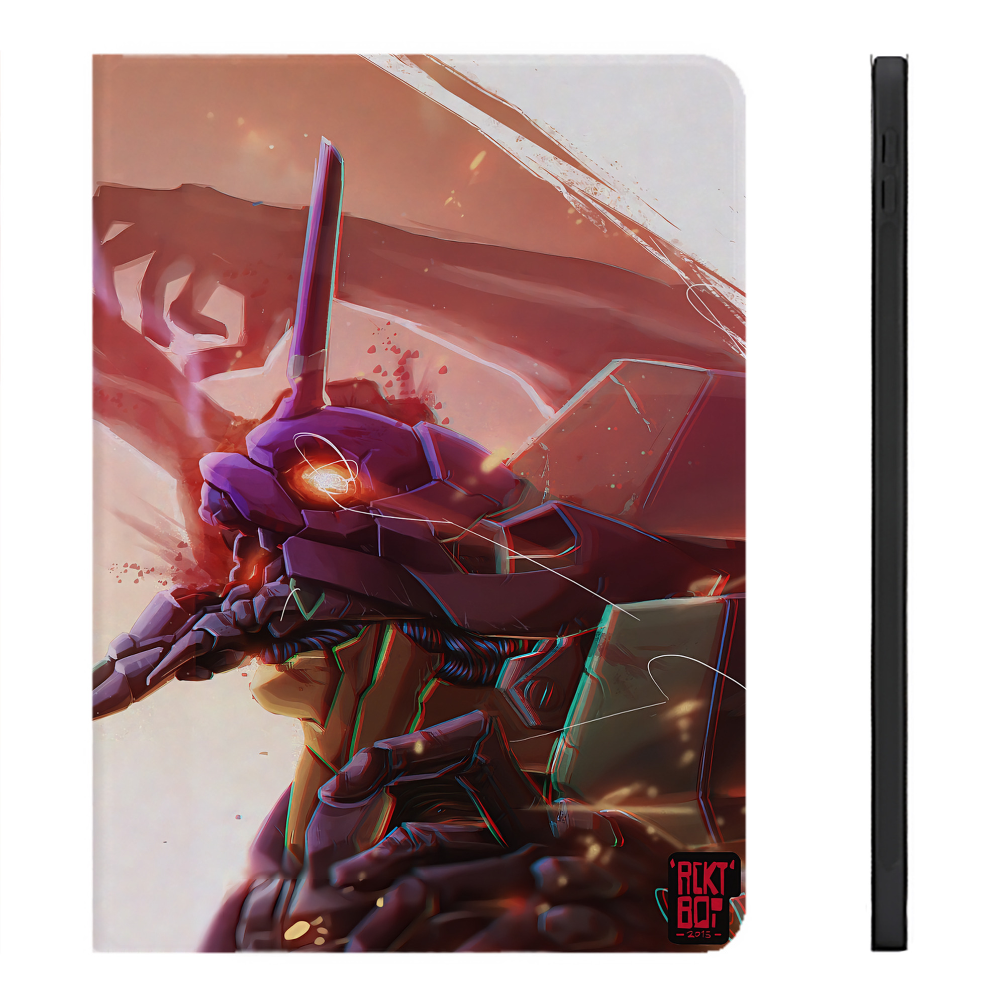 （画像用） EVA 新世紀エヴァンゲリオン IPadケース ペンホルダー付き ブックスタイルデザイン